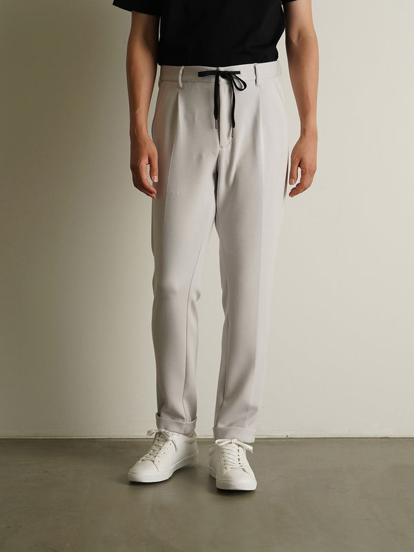 【CUSTOM CULTURE】STRETCH ダンボール ワンタックイージー スラックス