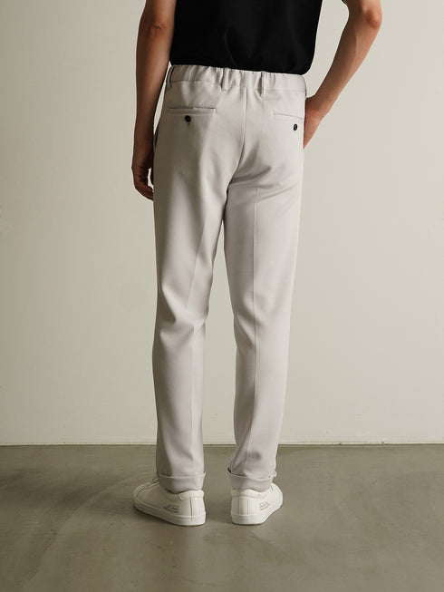 【CUSTOM CULTURE】STRETCH ダンボール ワンタックイージー スラックス