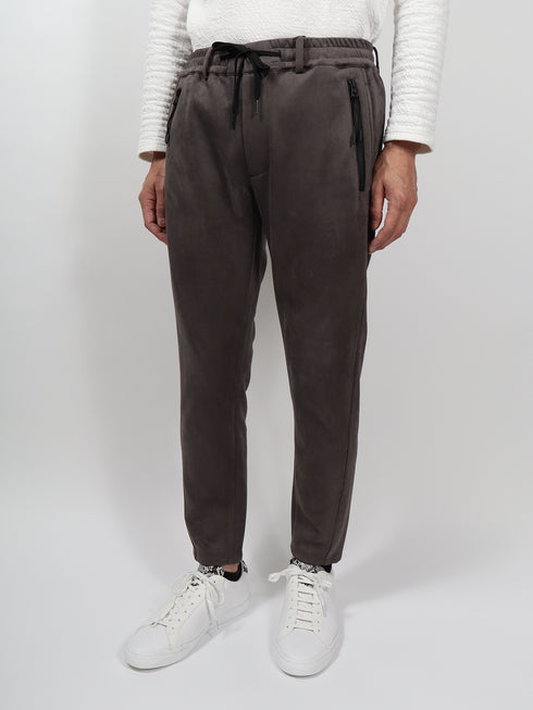 ポンチスエード ジョガーパンツ