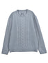 【CUSTOM CULTURE】ダンボールニット ×7ゲージニット クルーネックトレーナー