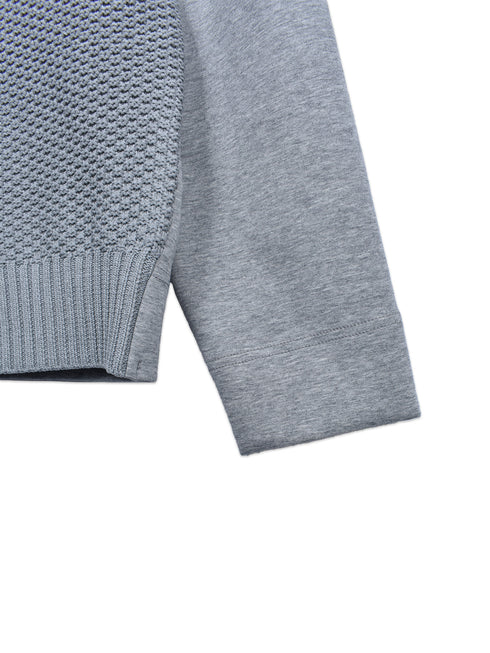 【CUSTOM CULTURE】ダンボールニット ×7ゲージニット クルーネックトレーナー