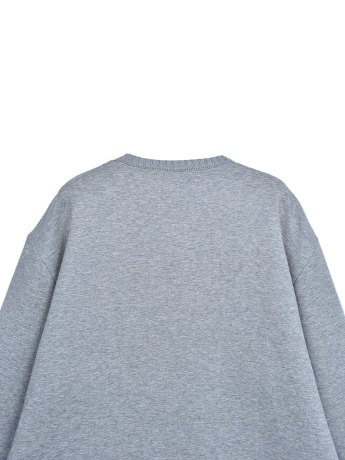 【CUSTOM CULTURE】ダンボールニット ×7ゲージニット クルーネックトレーナー