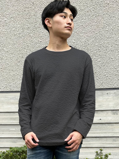 【Custom Culture】接結ウェーブ ロングスリーブ TEE