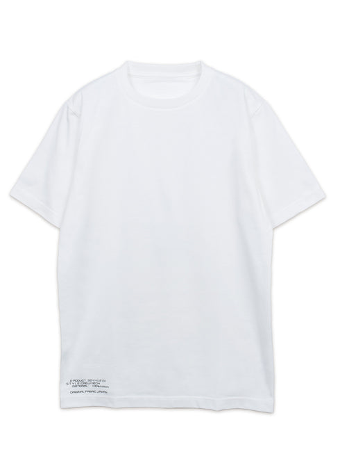 【Custom Culture】空紡糸シルケット加工天竺クルーネックTシャツ