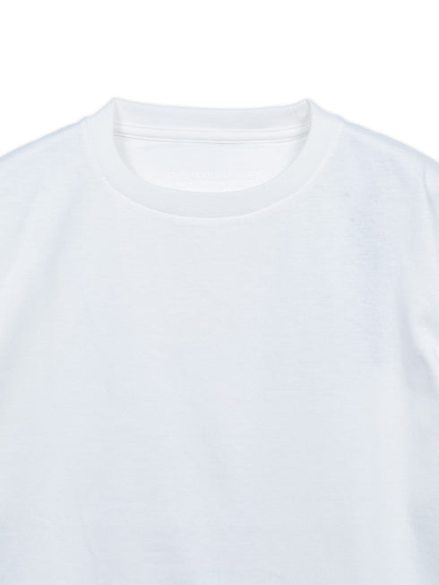 【Custom Culture】空紡糸シルケット加工天竺クルーネックTシャツ