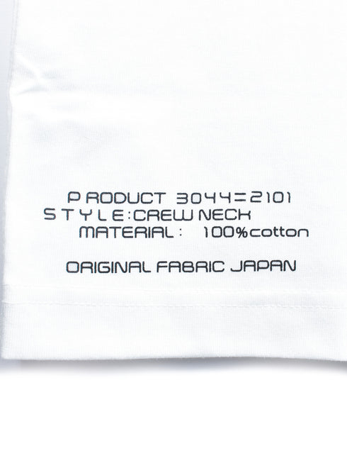 【Custom Culture】空紡糸シルケット加工天竺クルーネックTシャツ