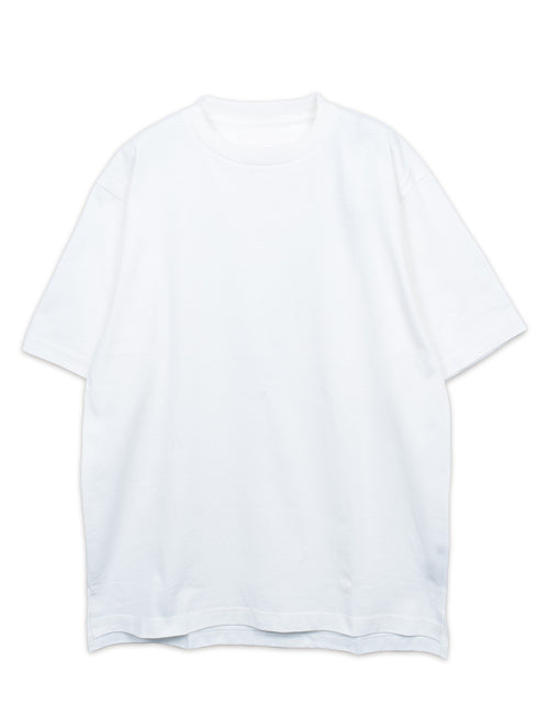 【CUSTOM CULTURE】空紡糸シルケット加工天竺クルーネックTシャツ