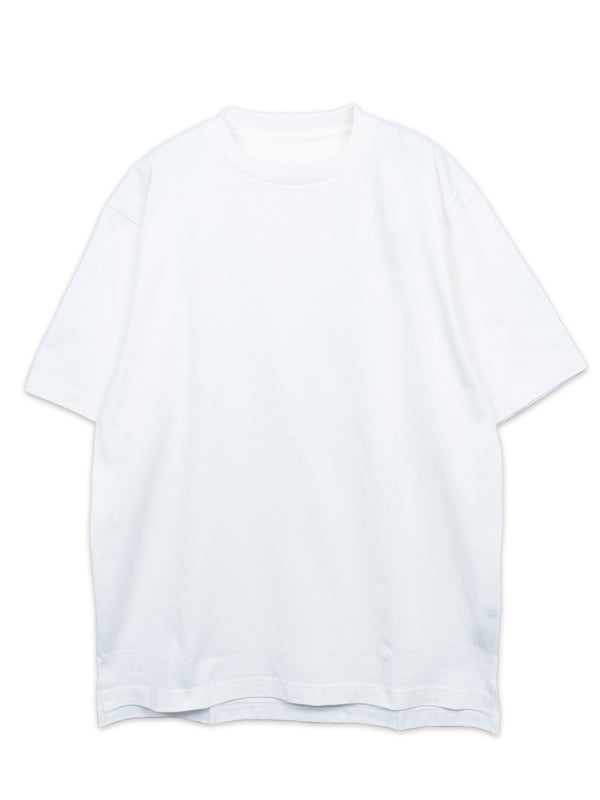 【CUSTOM CULTURE】空紡糸シルケット加工天竺クルーネックTシャツ