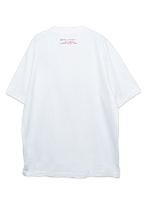 【CUSTOM CULTURE】空紡糸シルケット加工天竺クルーネックTシャツ