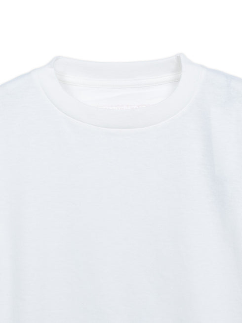 【CUSTOM CULTURE】空紡糸シルケット加工天竺クルーネックTシャツ