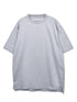 【CUSTOM CULTURE】空紡糸シルケット加工天竺クルーネックTシャツ