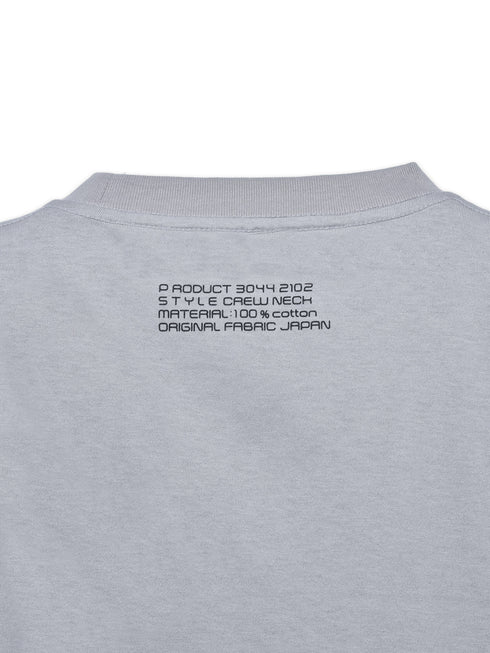 【CUSTOM CULTURE】空紡糸シルケット加工天竺クルーネックTシャツ