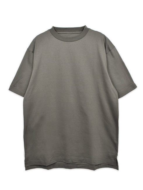 【CUSTOM CULTURE】空紡糸シルケット加工天竺クルーネックTシャツ