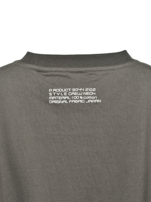 【CUSTOM CULTURE】空紡糸シルケット加工天竺クルーネックTシャツ