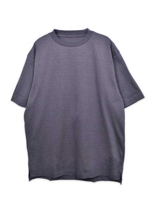 【CUSTOM CULTURE】空紡糸シルケット加工天竺クルーネックTシャツ