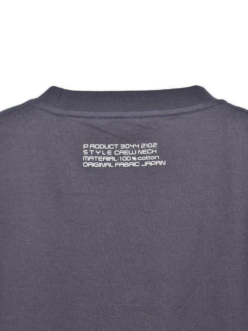 【CUSTOM CULTURE】空紡糸シルケット加工天竺クルーネックTシャツ