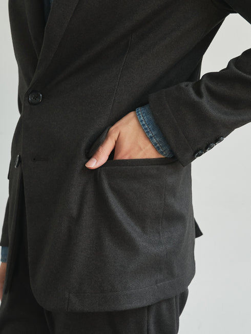 【TRANSITION】Jerseyホームスパン2Bジャケット