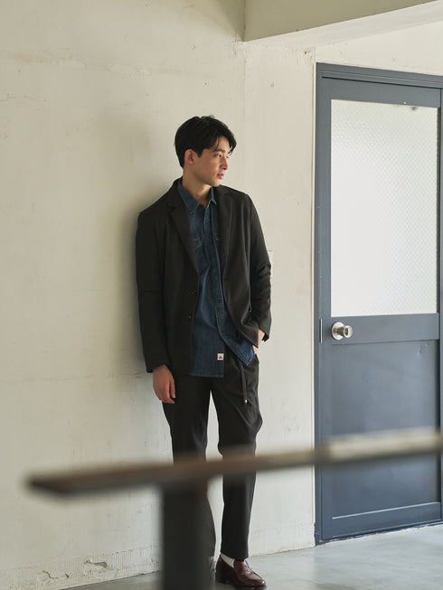 【TRANSITION】Jerseyホームスパン2Bジャケット