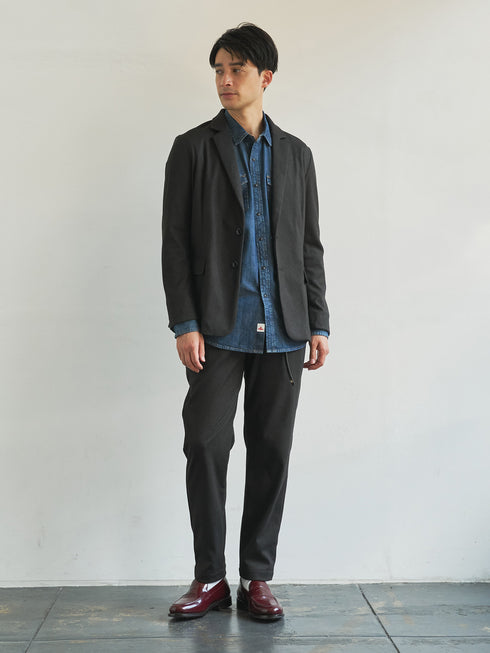 【TRANSITION】Jerseyホームスパンイージースラックス