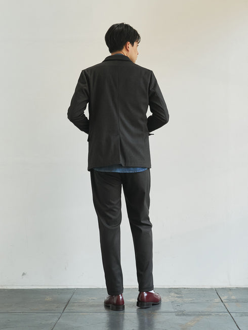 【TRANSITION】Jerseyホームスパンイージースラックス