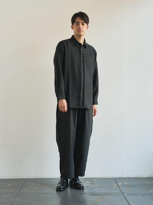 【TRANSITION】2タックレギュラーカラーシャツ