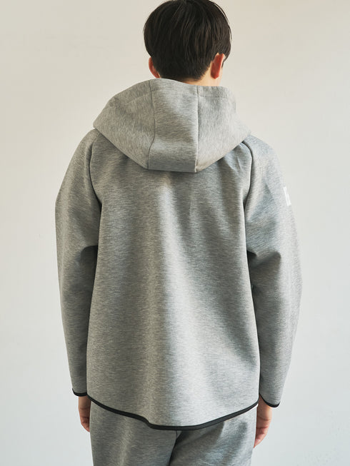 【TRANSITION×GOTHAM NYC】別注 ボンディングT/Rダンボールニットフロントジップパーカー