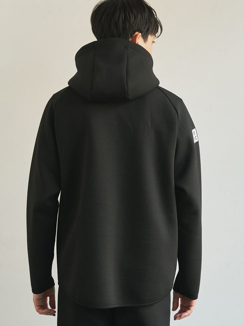 【TRANSITION×GOTHAM NYC】別注 ボンディングT/Rダンボールニットフロントジップパーカー