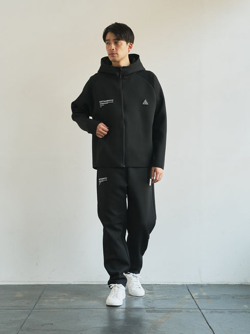 【TRANSITION×GOTHAM NYC】別注 ボンディングT/Rダンボールニットフロントジップパーカー