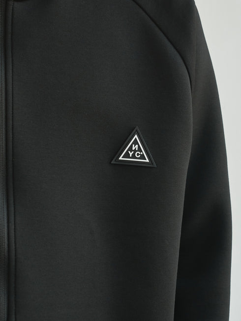 【TRANSITION×GOTHAM NYC】別注 ボンディングT/Rダンボールニットフロントジップパーカー