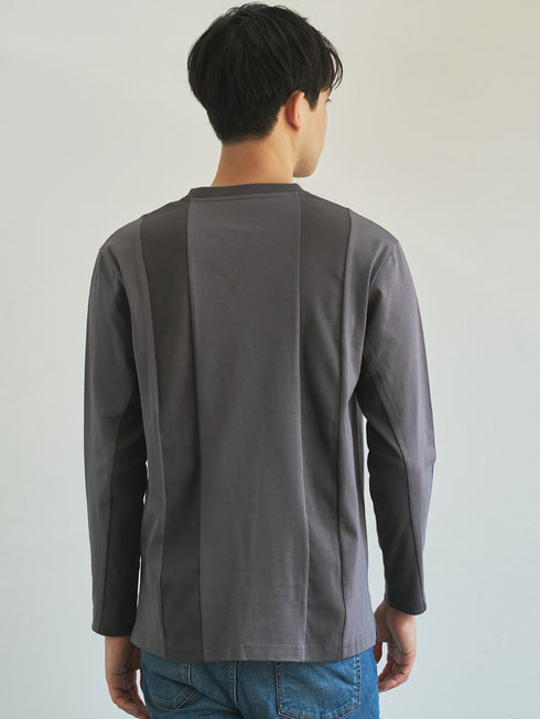 【TRANSITION】フライス切り替えロングスリーブTEE ロンT