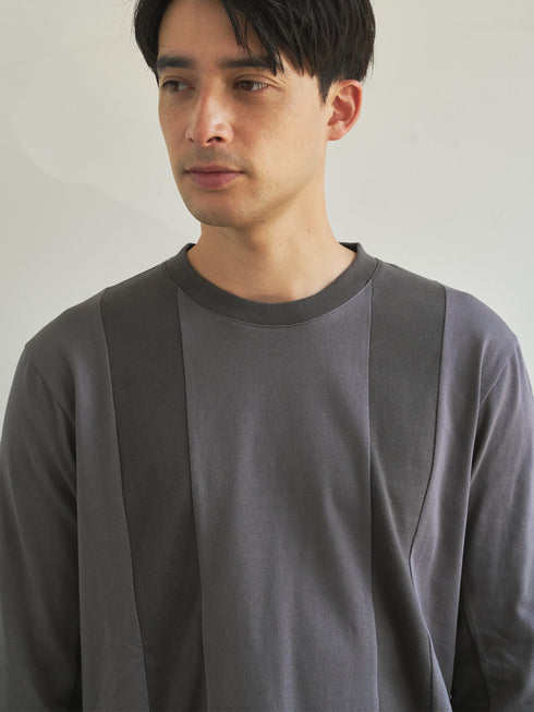 【TRANSITION】フライス切り替えロングスリーブTEE ロンT