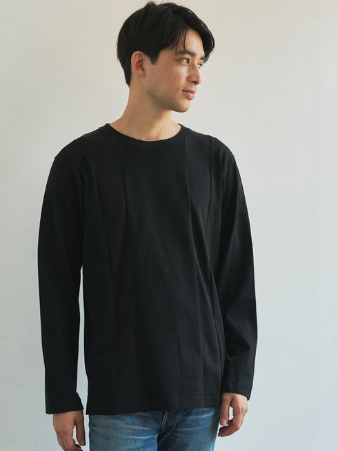 【TRANSITION】フライス切り替えロングスリーブTEE ロンT