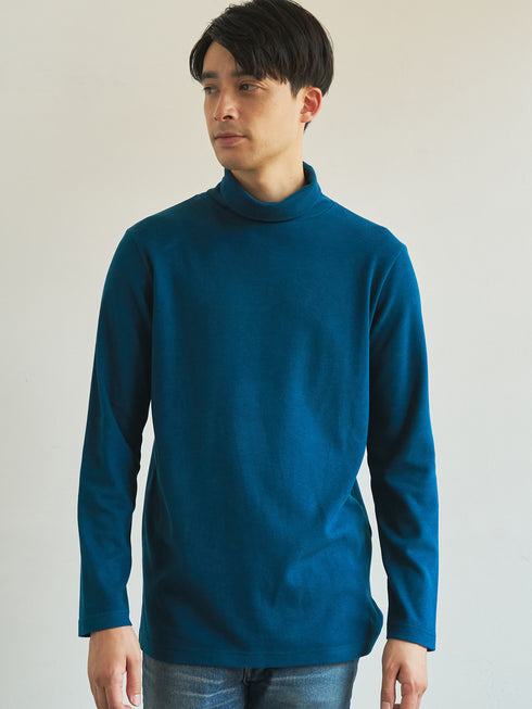 【TRANSITION】起毛ストレッチポンチタートルネック