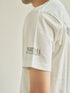 【TRANSITION】シルケット加工天竺 バックプリントTシャツ ICONIQ別注Wネーム