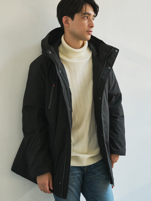 【TRANSITION×G-STAGE】G-STAGE別注ワイドリブ編み タートルネックニット