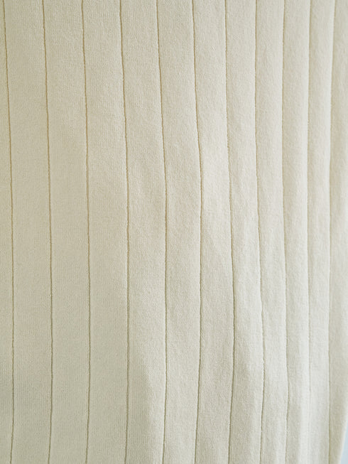 【TRANSITION×G-STAGE】G-STAGE別注ワイドリブ編み タートルネックニット