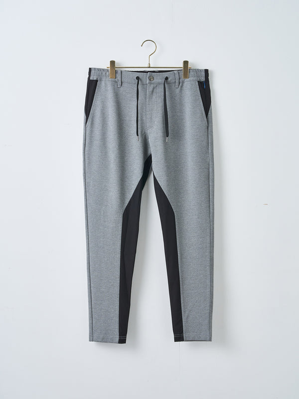 【TRANSITION】ポンチ×ストレッチナイロン切替ジョガーパンツ