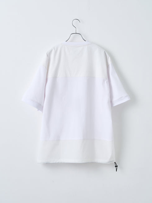 【TRANSITION】ストレッチナイロン切り替えパネルTEE