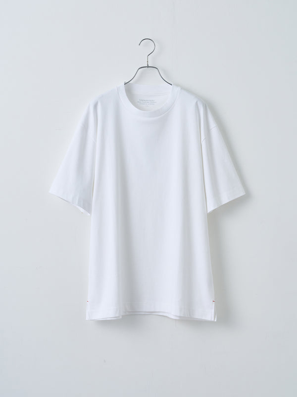 【TRANSITION】スビンプラチナムスムースクルーネックTEE