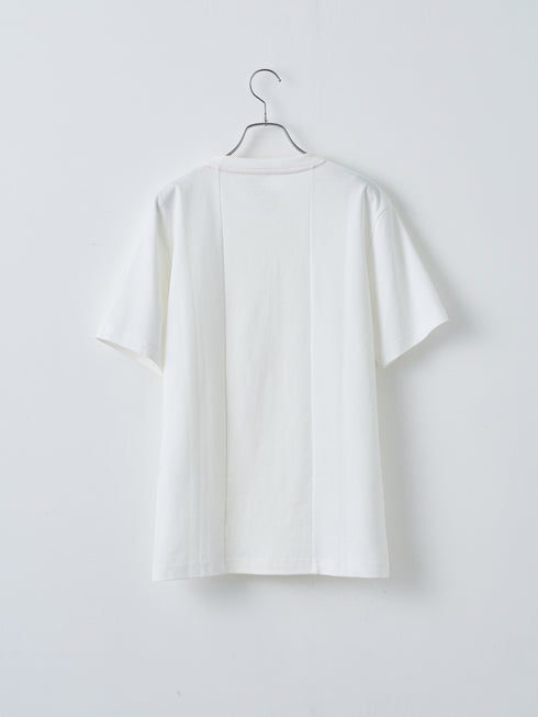 【TRANSITION】フライス切り替えクルーネックTEE