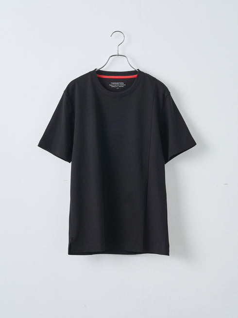 【TRANSITION】フライス切り替えクルーネックTEE