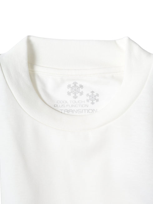 【TRANSITION】スーピマコットンポンチクルーネックロングスリーブTEE