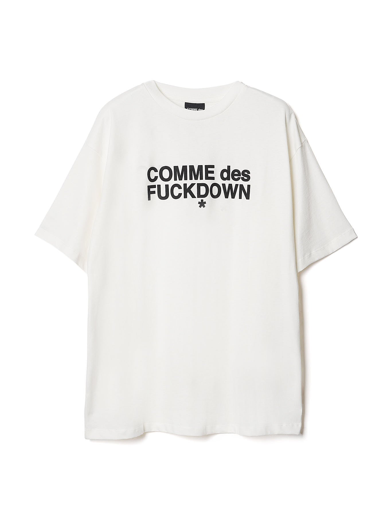 お歳暮ならオンライン FUCKDOWN】シンプルロゴTシャツ des COMME – PAZZO by TRANSITION トップス